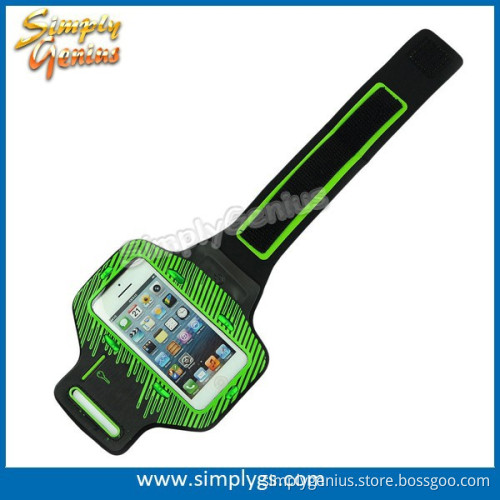 (Hot) Lycra armband case, LED reflective armband, led flashlight armband for Samsung galaxy S7/S6,